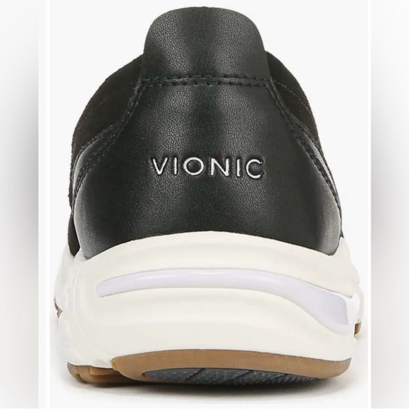 Vionic 23Walk Black Leather Orthotic Walking Arch Support Comfort Loafer NWOT - Picture 10 of 16